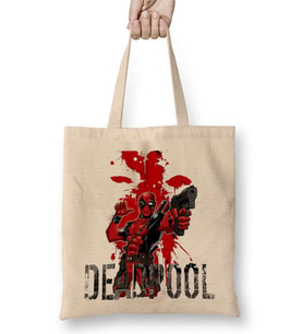 Deadpool (2) Bez Çanta Uzun Saplı