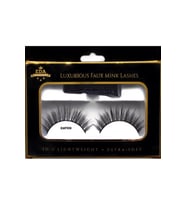 EDA LUXURY BEAUTY Ultra Natürel Vegan Mink 3d Takma Kirpik Lüks Doğal Günlük Medium Orta Boy Seyrek Faux Mink Seti E15