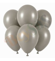 Taş Renk Lateks Retro Balon (30 cm) - 6 Adet