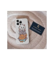 Samsung Galaxy A24 Uyumlu Marie Tatlı Kediler Tasarımlı Şeffaf Kılıf