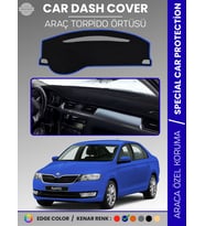 SKODA RAPİD (2013-2017) Torpido Örtüsü Ön Göğüs Halı Torpido Koruma Tam Uyum Kaymaz UV Koruma