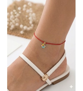 925 Ayar Gümüş Papatya Silver Minimal İpli Halhal Çeşitleri.rose.gold.rodaj Renk Seçeneğiyle