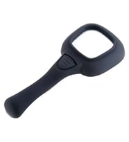 6 Ledli Ve Mor Işıklı Büyüteç 60mm