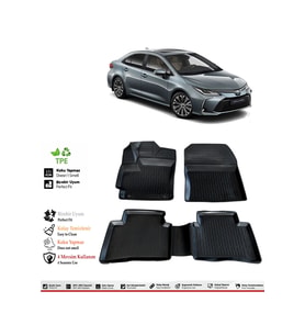 Toyota Corolla 2025 Model 4D Havuzlu Paspas