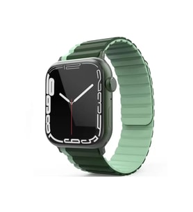 Watch 42Mm Mo-Wb1 Çift Renk Mıknatıslı Kordon - Koyu Yeşil-Açık Yeşil