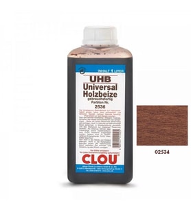 CLOU Nr:2537 UHB Su Bazlı Ahşap Beyaz Renkl. 1LtNr:02534 UHB Su Bazlı Ahşap Maun Renklendirici 1Lt