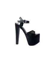 Kindep Yüksek Topuklu (18 cm) Platform (7 cm) Kadın Ayakkabı SİYAH