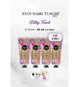 4 Al 3 Öde El Vücut Kremi Silky 50 Ml, Pamuk Hediyeli