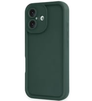 iPhone 16 Kılıf Viera Silikon - Koyu Yeşil