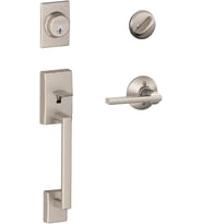 Century Tek Silindir Handleset And Latitude Lever, Saten Nikel (F60 V Cen 619 Lat)