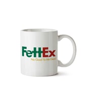 Star Wars FedEx FettEx iki Tarafı Baskılı Kupa Bardak