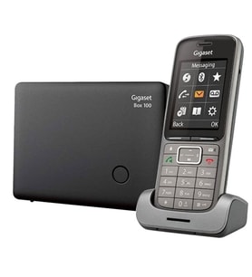 Gigaset SL800 Black Edition Telsiz Telefon (Füme-Gri)