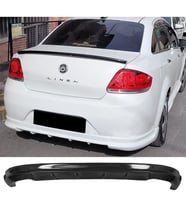Fiat Linea Arka Ek Difüzör Siyah Plastik 2007 2008 2009 2010 2011 2012 Arka-difizör-bodykit-ek