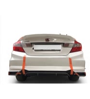 Honda Civic Uyumlu Fd6 Egzoz Görünümlü Difüzör (Plastik)