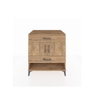 Kronos Şifonyer 2 Raflı 2 Çekmeceli 2 Kapaklı 88x59x96 Çam-Çam