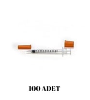 BERİKA - 0.5ML SÜPER İNSULİN TURUNCU 30G X 8MM - 100 ADET