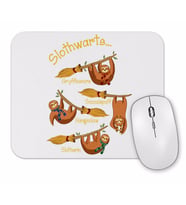 Harry Pawter Cute Sloth Slothwarts Mouse Pad