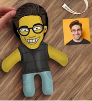 BK Gift Kişiye Özel Simpsons Figürlü Bebek Yastık - Model 2
