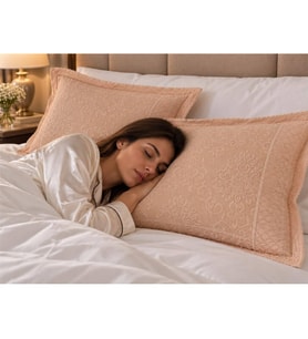 Pandora Jakar Kumaş Somon Ikili Oksford 60x80 Cm Yastık Kılıfı - 675