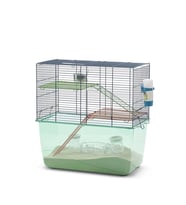 Savic Habitat Metro Navy Blue Transparant Hamster ve Küçük Kemirgen Kafesi Şeffaf Tasarım