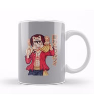 Monkey D Luffy Cute Banana Edition Kupa Bardak Porselen