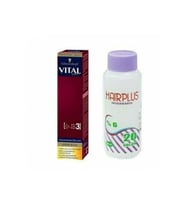 Vital Colors Krem Saç Boyası 1-1 Gece Siyah + Hairplus Mini Oksidan Krem 20 Vol.
