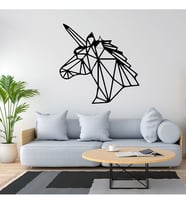Unicorn Temalı  Ahşap Tablo