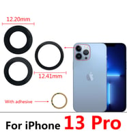 iPhone 13 PRO 3LÜ Arka Kamera Camı Lens Yapışkanlı