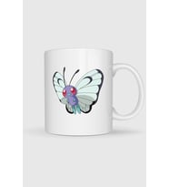 Butterfly Baskılı Kupa Bardak