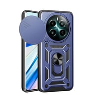 Realme 12 Plus Kılıf Magnetik Standlı Kamera Korumalı Zore Sürgülü Vega Kapak
