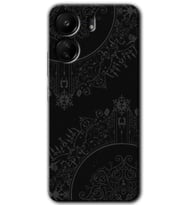 Xiaomi Redmi 13C Kılıf HD Desen Baskılı Kılıf - Siyah Mandala