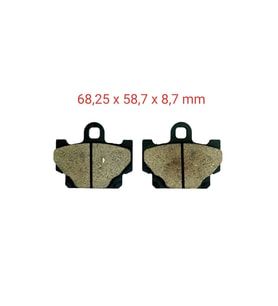 Yamaha Uyumlu Rx115 Ön Fren Disk Balatası Fa081 İthal