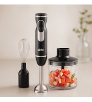 El Blender Seti 700 ml Paslanmaz Çelik Bıçak 2 Hız