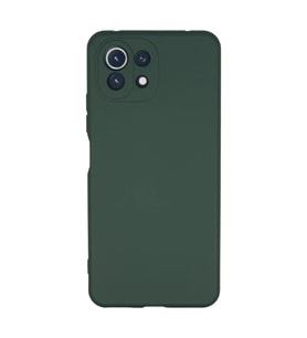 Xiaomi Mİ 11 Lite Kılıf Nano içi Kadife Silikon - Koyu Yeşil