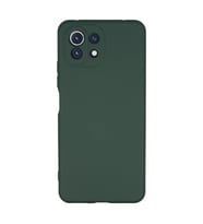 Xiaomi Mİ 11 Lite Kılıf Nano içi Kadife Silikon - Koyu Yeşil