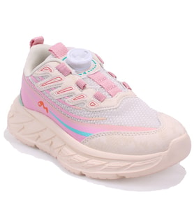Marco Kids 05-26Y518 Bej Pembe Ortopedik Günlük Kız Çocuk Spor Ayakkabı