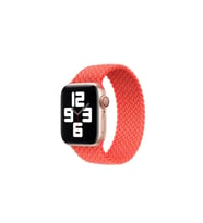 Apple Watch 38mm Uyumlu Kordon Hasır Örgü Esnek KRD-32 Medium Kayış
