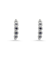 0.83 Karat Safir Pırlanta Küpe