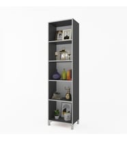 Kenzlife mutfak dolabı pakize 168*050*030 gri ayaklı banyo evrak ofis ayakkabılık kiler