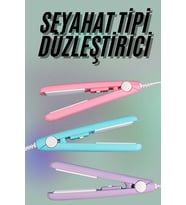 Mini Düzleştirici Seramik Kaplama Seyahat Tipi Elektriklenme Karşıtı