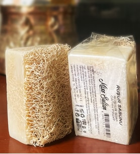 Doğal Kabak Lifli Ruşur Taşlı Sabun - 100 gr