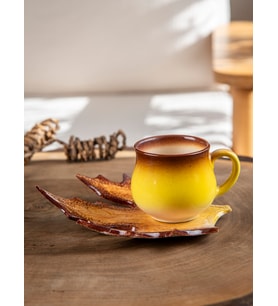 Çınar Handmade Kahve Fincanı Sarı-150 ml.