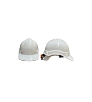 Karam KB660 Vidalı Baret Beyaz İş Güvenliği Başlığı Ayarlanabilir Darbe Dayanımlı Koruyucu