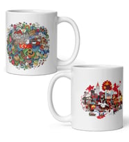 Türkiye Kupa Bardak 2 Adet Seyahat Hatıra Turkey Mug (Karışık)