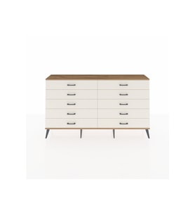 Arges Konsol 10 Çekmeceli  176x30x99 Çam-Çam/Aytaşı