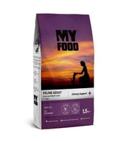 My Food Gurme Yetişkin Kedi Maması Urinary Support 1,5 Kg (Kahverengi)