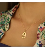 Kişiye Özel 925 Ayar Gümüş Burç Kolye (Gold)