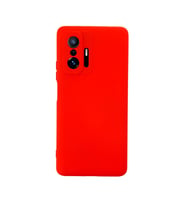 Xiaomi Mi 11t Pro Kılıf Nano İçi Kadife Silikon - Kırmızı