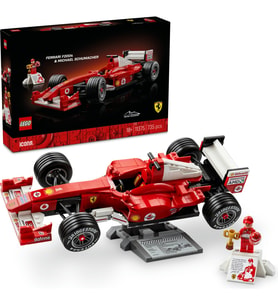 Icons Ferrari F2004 ve Michael Schumacher 11375 - Yetişkinler Için Sergileme Standı Içeren Model Yap