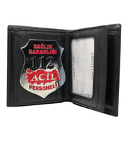 SAĞLIK BAKANLIĞI 112ACİL SERVİS CÜZDAN HAKİKİ DERİ